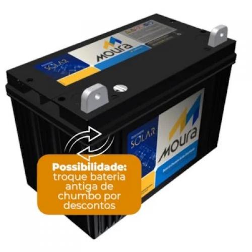 BATERIA SOLAR MOURA 111AH - 12MS111AH (ANTIGA 105AH)